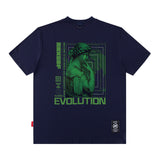 Men's T Shirt Printed Short-Sleeved T-shirt Men's and Women's High Street Hip Hop Retro