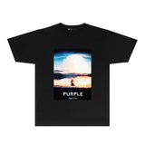 Purple Brand T Shirt Short Sleeve T-shirt Blouse
