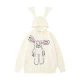 Women Sweater Hooded Sweater Loose Autumn and Winter Women's Knitwear