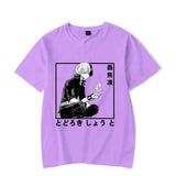 Hot Anime Todoroki Shoto Print Short Sleeve T Shirts