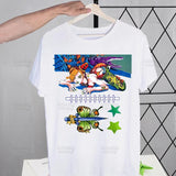 JoJo Bizarre Adventure T Shirts print O-Neck Short Sleeve