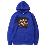 Rapper 21 Savage Big Head Graphics Hoodie Male Gothic