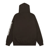 Men Hoodie Autumn Loose Sports Long Sleeve Zipper Jacket