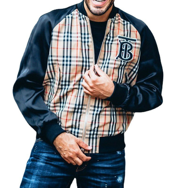 Men Jack Men's Casual Trend Cardigan Jacket Coat