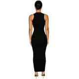 Women Desses round Neck Sleeveless Dress
