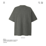 American vintage street T-shirt pure cotton men's and women's summer loose