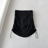 Women Skirt Slimming High Waist Workout Pants Bottoming Skort