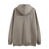 Men Hoodie Hooded Cardigan Sweater Coat