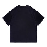 Men's T Shirt Printed Short-Sleeved T-shirt Men's and Women's Graffiti Style Loose