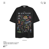 American vintage street T-shirt men's loose top