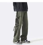 Men Sweatpants Overalls Men's Spring and Summer Loose Straight Casual Pants Trendy
