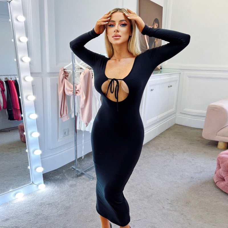 Women Desses Long Sleeve Dress Women
