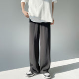 Men Sweatpants Casual Pants Men's Spring Versatile Drooping Wide-Leg Pants Straight