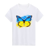 Ukraine Girl Clothes Jersey Ukrainian Flag Tshirt Women
