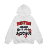 Men Hoodie Print Hooded Pullover Boys Autumn Loose