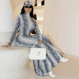 Woman Dresses Women's Spring round-Neck Long-Sleeved Dress