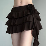 Women Skirt Spring Ribbon Girl Youth Short Skirt
