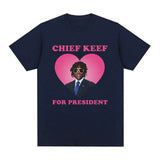 Chief Keef T Shirt Rapper Chef Keef für Präsident Drucken T-Shirt