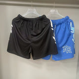 Mixed Emotion Shorts Flame Print Mesh Sports Quick-Drying Basketball Pants Mesh Pants