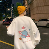 Men Hoodie Loose Sweater Men's Spring and Autumn Student Long Sleeve Casual All-Matching