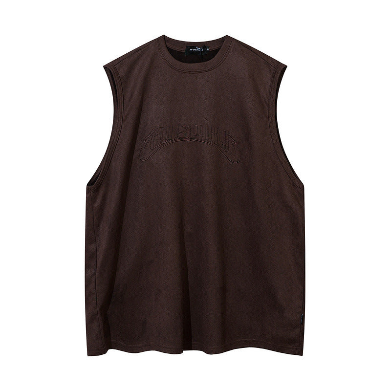 Men T Shirt Vintage Vest Men's Fashion Brand American Retro Hip Hop