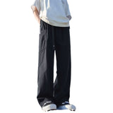 Men Sweatpants Men's Spring and Autumn Fashion Brand Wide-Leg Pants High-Grade Loose