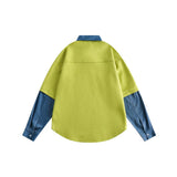 Unisex Jacket Fall Filler False Two-Piece Sweaters Women's Clothing