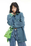 Unisex Jacket Autumn Color Double-Sided Washed Shirt