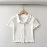 Women T-Shirt Summer Women's Clothing Casual Cardigan Short