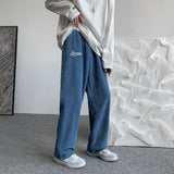 Men Sweatpants Corduroy Pants Men's Loose Casual