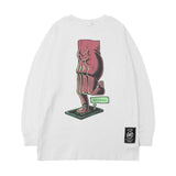 Men Long Sleeve Shirt Men's and Women's Loose Sleeves T-shirt High Street Ins Retro Hip Hop