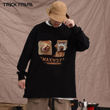 Men Long Sleeve Shirt Men's Trendy Brand Long Sleeve T-shirt Men's and Women's Hip Hop Casual Couple Base
