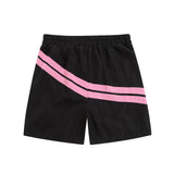 Palm Angle Shorts Palm Angels Striped Color Matching Printing Casual Beach Men and Women