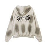 Unisex Vintage Hoodie Embroidered Cardigan Hooded Sweater