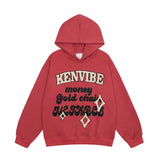 Men Hoodie Print Hooded Pullover Boys Autumn Loose