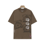 Travis Scott T-Shirt TRAVIS SCOTT CACTUS JACK24ss Embroidery Crew Neck Short Sleeve T