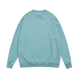 Men Hoodie Printed Crew Neck Sweatshirt Men's Loose Casual Spring and Autumn