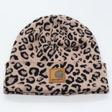 Carhartt Hat Fashion Leopard Print Warm Knitted Hat