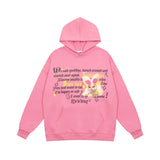 Men Hoodie Letter Print Sweatshirt Spring Autumn Loose-Fitting Hoodie Long Sleeve Top Men
