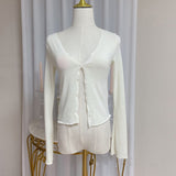 Women Long Sleeve Shirt Camisole Long Sleeve Cardigan Jacket