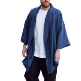 Men Jack Spring/Summer Men's Casual Linen Loose Linen Trench Coat