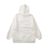 Men Hoodie Embroidered Letters Cardigan Hoodie