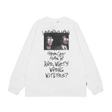 Men Long Sleeve Shirt Trendy Brand Long Sleeve Bottoming T-shirt Men and Women Vintage