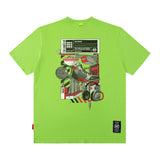 Men T Shirt Retro Short Sleeve T-shirt Men and Women Ins Style