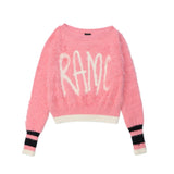 Women Sweater Short Sweater Women's Autumn Crew Neck Casual Long Sleeve Sweater