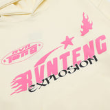 Men Hoodie Letter Printed Hoodie Men's Loose Long Sleeve Spring and Autumn Leisure