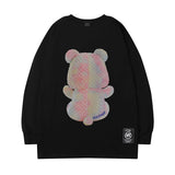 Men Long Sleeve Shirt Autumn and Winter round Neck Long Sleeve T-shirt Men and Women Loose All-Match