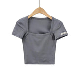 Women T-Shirt Female Short Short Sleeve T-shirt