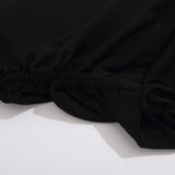 Women T-shirt Short-Sleeved T-shirt Summer Color Matching Bare Midriff Slim Fit O-neck Short