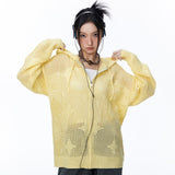 Women Sweater Cardigan Street Tide Brand Women Solid Color Loose Spring and Autumn Coat